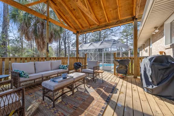 4BR•Pool•Sleeps 8•Grill•Backyard•Near Fort Moore